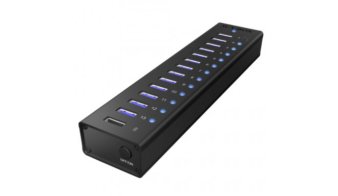 ICY BOX IB-AC6113 13-pordiline USB 3.0 jaotur