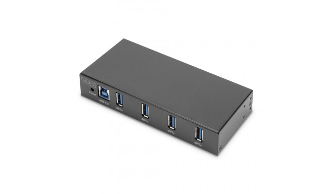 DIGITUS USB 3.0 jaotur 4-pordiline tööstuslik 15-kV-ESD