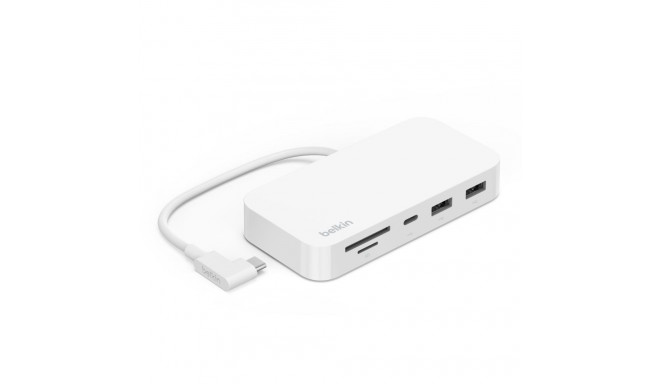 Belkin CONNECT USB-C 6-ühes multiport-hub+ hoidik INC011btWH