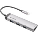 Verbatim USB-C mitmeporti jaotur nelja USB 3.2 Gen 1 pordiga