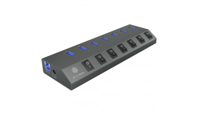 ICY BOX IB-HUB1701-C3 7 port USB 3.0 Type-A Hub