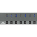 RaidSonic IB-HUB1701-C3 7-porti USB 3.0 Type-A jaotur