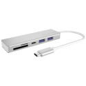 Raidsonic IB-HUB1413-CR USB C-tüüpi jaotur
