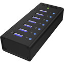 RaidSonic ICY BOX IB-AC618 7-Port USB 3.0 Jaotur Alumiinium