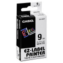 Casio XR-9 WE 9 mm black on white
