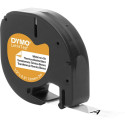 Dymo Letratag Triigitav valge, 12 mm x 2 m