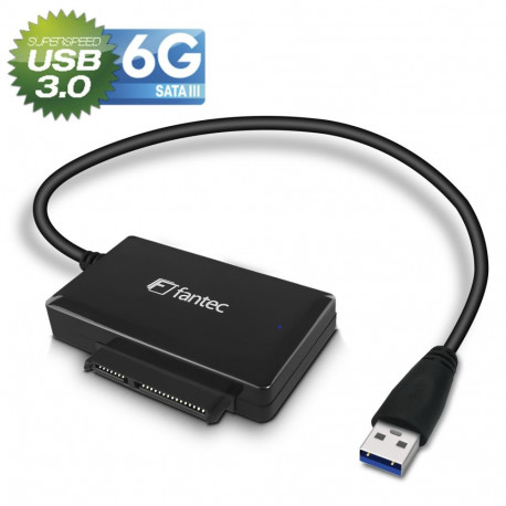 FANTEC USB 3.2 Gen 1A SATA 6G Adapter DOCK SSD HDD black