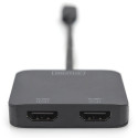 DIGITUS 2-Port MST Video Hub USB-C/2x HDMI 4K/60Hz   DS-45338