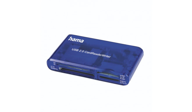 Hama USB 2.0 Multikaardilugeja 35 ühes, sinine