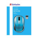 Verbatim Go Nano Wireless Mouse Caribbean Blue       49044