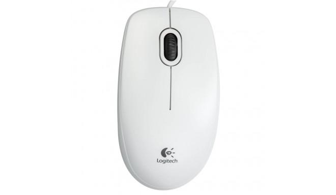 Logitech B100 Optical USB Mouse white OEM