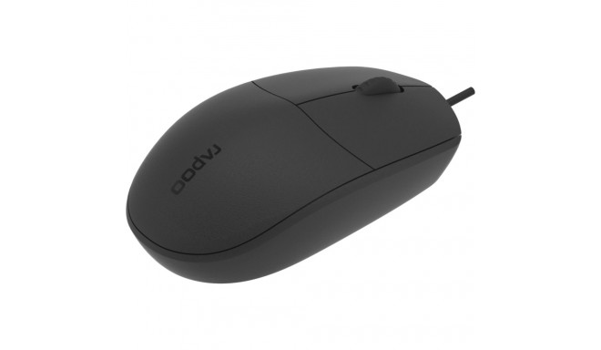 Rapoo N100 black Optical Mouse