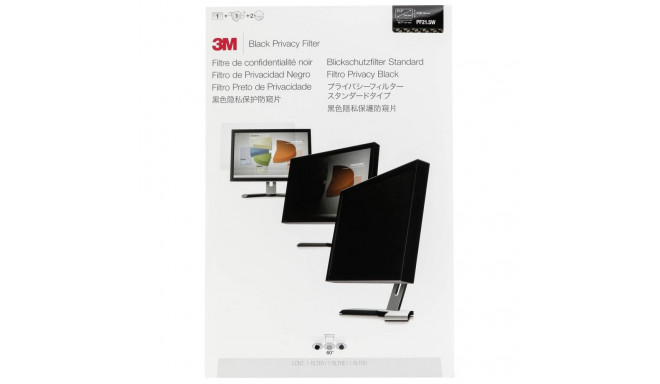 3M PF215W9B Privacy Filter Black for 54,6cm 21,5  16:9