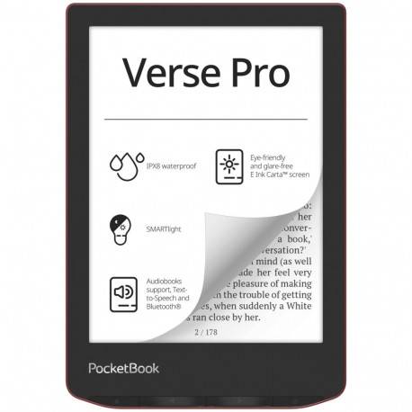 PocketBook Verse Pro kirglik punane