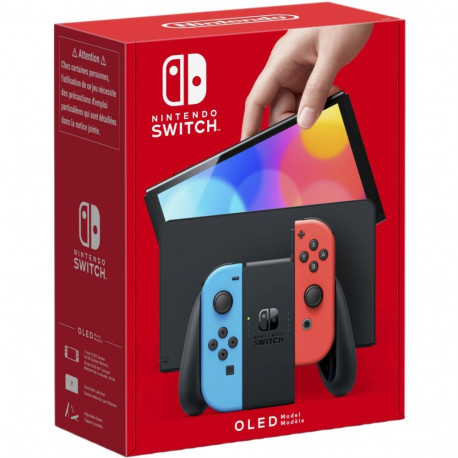Nintendo Switch (OLED-mudel) Neoonpunane/Neoonsinine