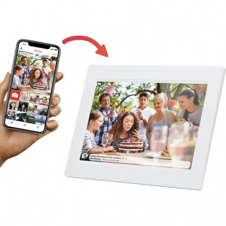 Denver Frameo PFF-1015 valge 25,4cm (10,1) 16GB