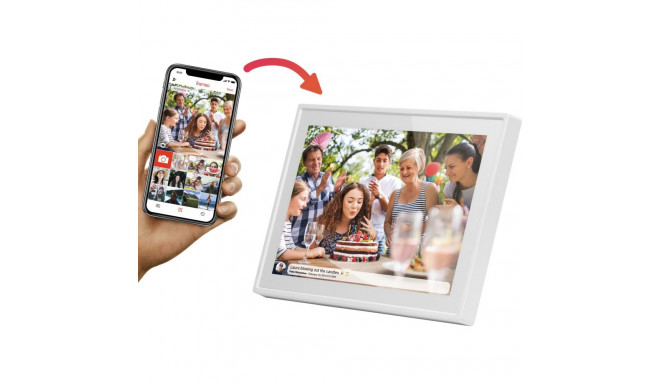 Braun DigiFrame 1019 WiFi 25,7cm (10,1) weiss