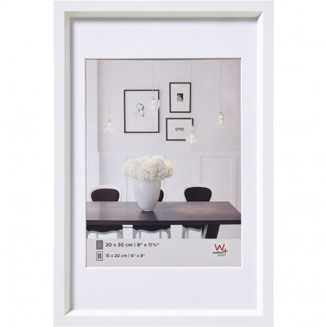 Walther Steel Style        20x30 Resin white ES030W