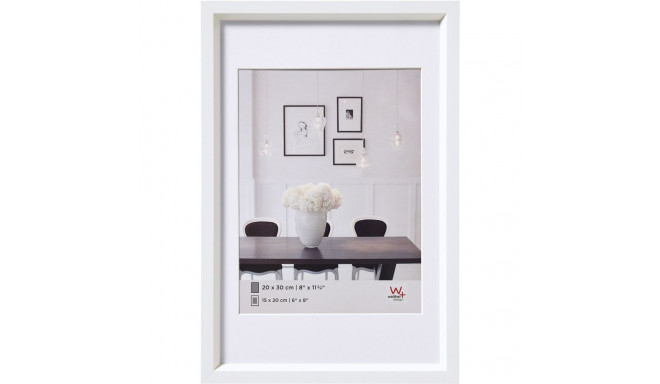 Walther Steel Style        20x30 Resin white ES030W
