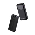 Dudao K15Pro Power Bank 20000mAh 22.5W PD USB-C / USB-A / Built-in Lightning and USB-C Cables - Blac