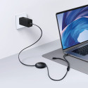 Baseus Bright Mirror Series USB-C Retractable Cable - 2 x USB-C 100W 1m - Black
