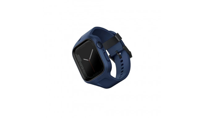 Uniq Monos 2 in 1 Set Strap + Case for Apple Watch 45 / 44 mm - Blue