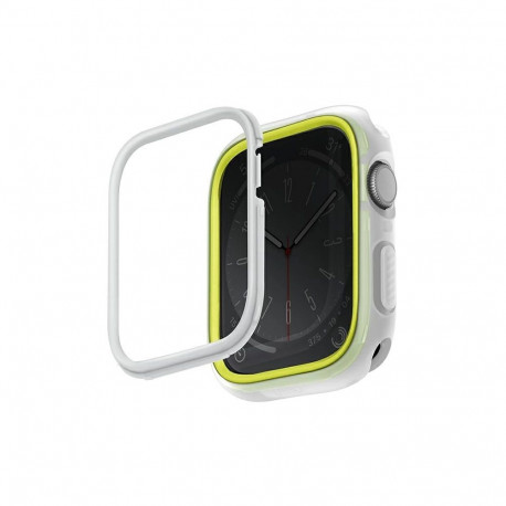 Uniq Moduo Case for Apple Watch 45/44mm Lime-White