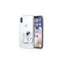 Karl Lagerfeld Choupette Fun iPhone X/Xs Case - Transparent