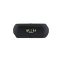 Guess Elongated Metallic Printed Logo Bluetooth TWS Headphones + Docking Station - Black