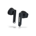 Guess Elongated Metallic Printed Logo Bluetooth TWS Headphones + Docking Station - Black