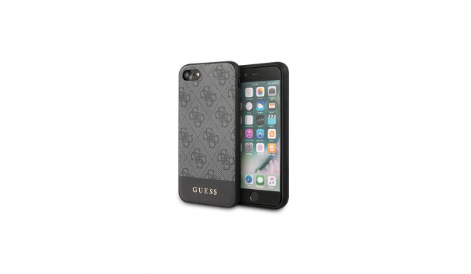 Guess 4G Stripe Collection case for iPhone 7 / 8 / SE 2020 / SE 2022 - gray
