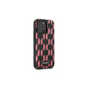 Karl Lagerfeld Monogram Plaque iPhone 13 Pro Max 6.7" Case - Pink