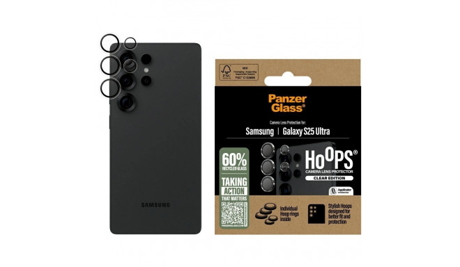 PanzerGlass Hoops Lens Protector Tempered Glass for Samsung Galaxy S25 Ultra Clear
