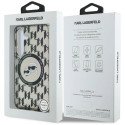 Case Karl Lagerfeld Button Karl&Choupette Heads On KL Pattern MagSafe Samsung Galaxy S25 black