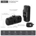 Wozinsky WF16-YCS 5000mAh 15W USB-C Mini Power Bank with Built-in USB-C Cable and Apple Watch Charge