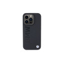 BMW MagSafe Leather Hot Stamp case for iPhone 15 Pro - black