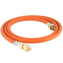Reduction connection to a tourist gas cylinder G 3/8" L - 7/16" hose 1.5 m
