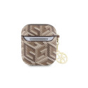 Guess GUA2PGCE4CW case for AirPods 1/2 - brown GCube Charm