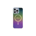 Guess IML Iridescent MagSafe case for iPhone 15 Pro - black