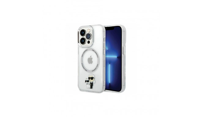 Karl Lagerfeld KLHMP13LHNKCIT iPhone 13 Pro 6.1" hardcase transparent Iconic Karl&Choupette Magsafe
