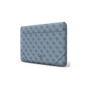 Guess 4G Uptown Triangle Logo case for a 16" laptop - blue
