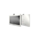 Guess Saffiano Triangle Logo case for a 14" laptop - silver