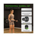 Tõstekangikomplekt TUNTURI PRO Aerobic Pump Set 20 kg