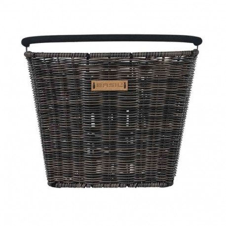 Jalgratta esikorv Basil Bremen Rattan Look KF, eemaldatav