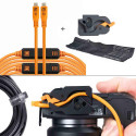 LeverLock & Cable Kit, Optima, 9.2m, Straight, Orange