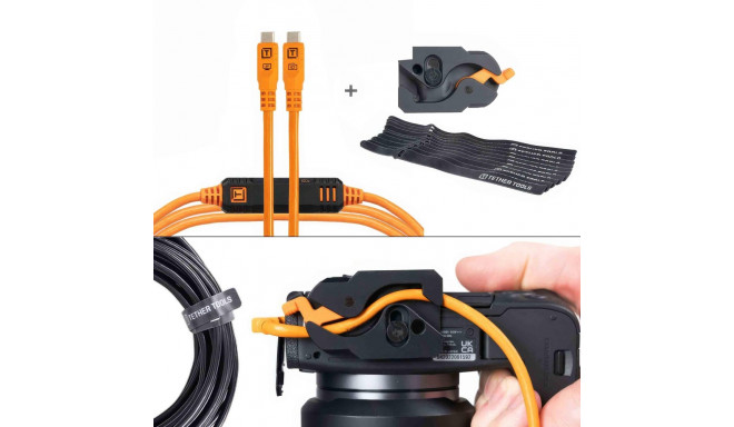 LeverLock kaablikomplekt Optima 4.6m sirge, oranž