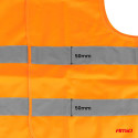 Ohutusvest oranz, XXL, 100% polüester