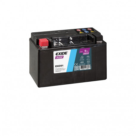 Exide AGM 9Ah 120A 150x90x105+-