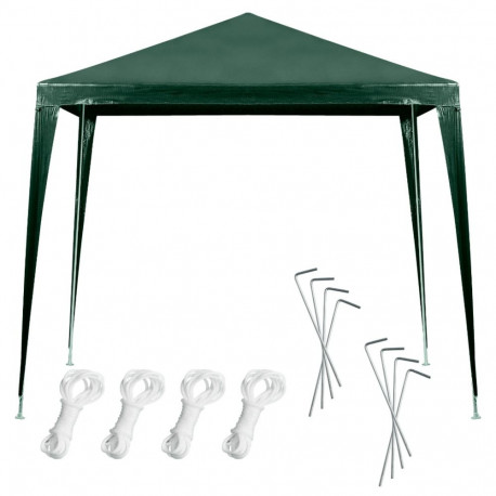 Telk aiapidu paviljon kommertspaviljon roheline 2,5 x 2,5 m