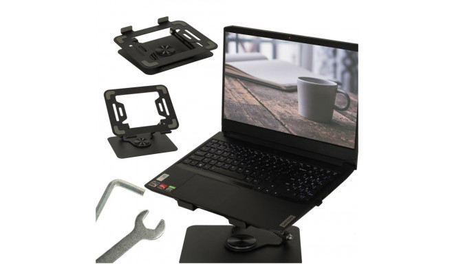 Sülearvuti statiiv reguleeritav 360° ergonoomiline sülearvuti statiiv